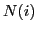 $ N(i)$