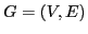 $ G=(V,E)$