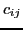 $ c_{ij}$