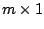 $ m\times 1$